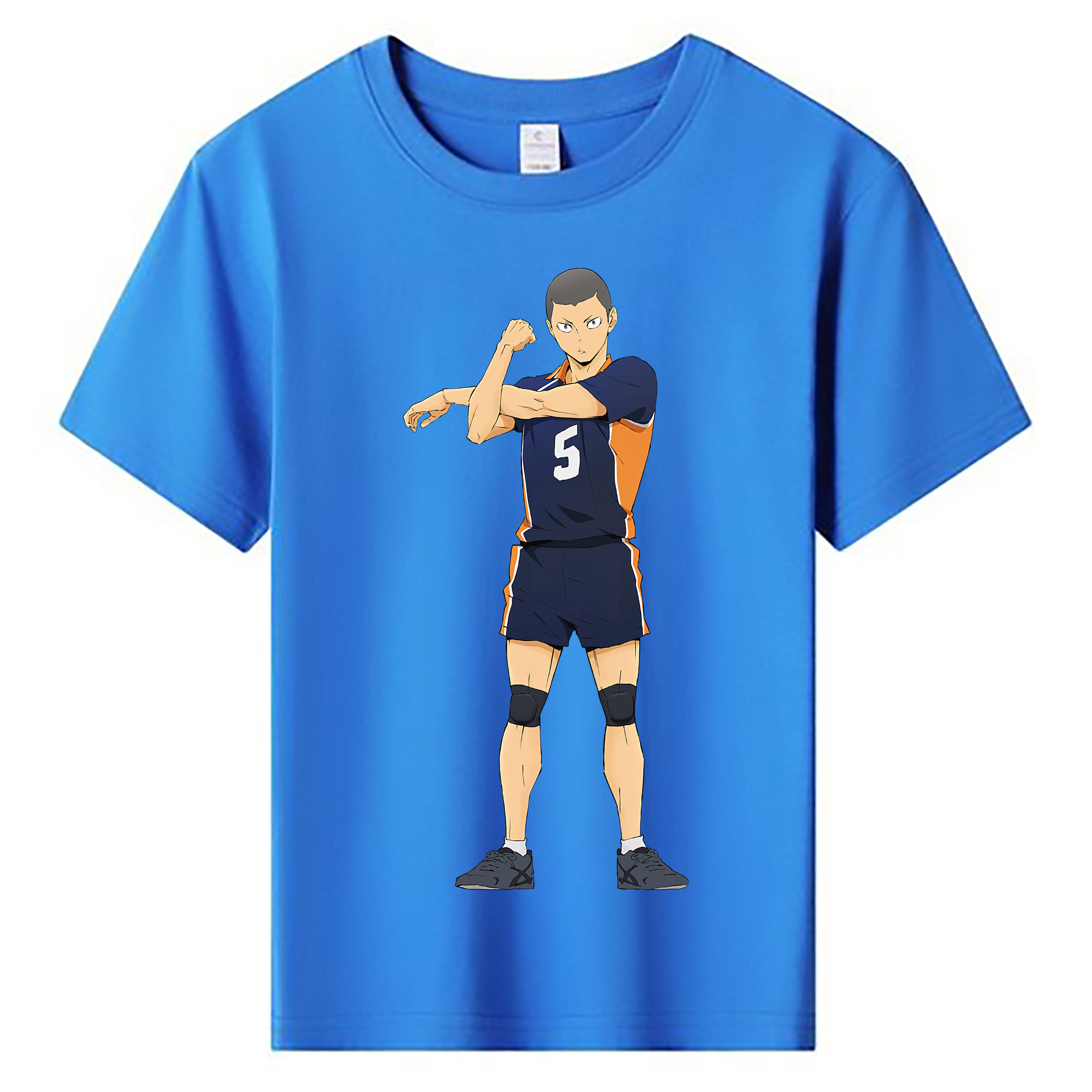 （画像用） ハイキュー!! Haikyu!! 綿100％キッズTシャツ（フロントプリント）